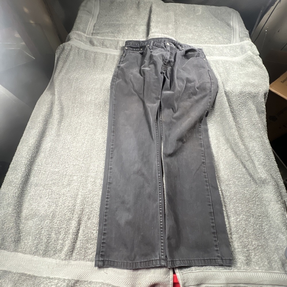 Levi's Men's 514  Black Jeans‎ Pants 35x32  Baggy Y2K
